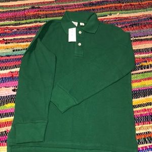 Long sleeve uniform shirts GAP green